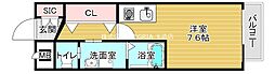 FUEGENKI玉造 ワンルームの間取図画像