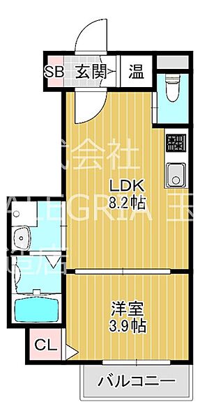 大阪府大阪市城東区東中浜５丁目(賃貸アパート1LDK・1階・28.88㎡)の写真 その2