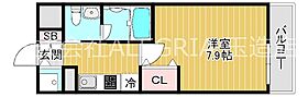 大阪府大阪市中央区玉造１丁目（賃貸マンション1K・7階・24.44㎡） その2