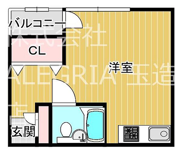 大阪府大阪市東成区東中本３丁目(賃貸マンション1K・3階・25.00㎡)の写真 その2