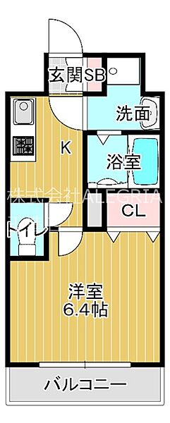 大阪府大阪市東成区東小橋２丁目(賃貸マンション1K・7階・22.37㎡)の写真 その2