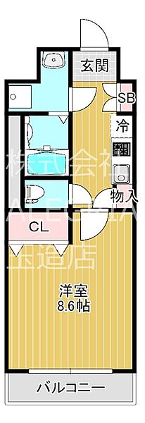 大阪府大阪市東成区大今里２丁目(賃貸マンション1K・5階・27.60㎡)の写真 その2