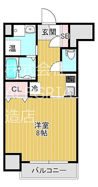 大阪府大阪市東成区中本２丁目(賃貸マンション1K・5階・25.88㎡)の写真 その2