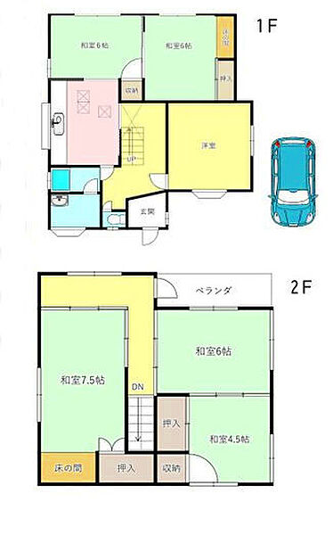 間取りを拡大表示