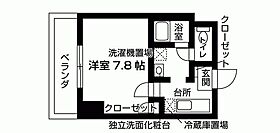 福岡県福岡市城南区片江１丁目（賃貸マンション1K・5階・24.79㎡） その2