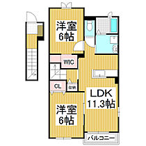 メゾン・サンシャイン　I  ｜ 長野県茅野市宮川（賃貸アパート2LDK・2階・58.21㎡） その2