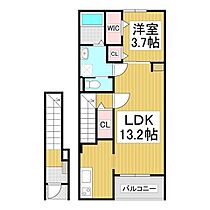 コンフォーティア四賀II  ｜ 長野県諏訪市大字四賀（賃貸アパート1LDK・2階・44.18㎡） その2