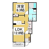 サンセール  ｜ 長野県茅野市玉川（賃貸アパート1LDK・1階・46.49㎡） その2