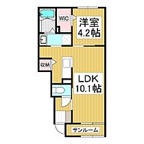 コンフォーティア中洲III  ｜ 長野県諏訪市大字中洲（賃貸アパート1LDK・1階・39.17㎡） その2