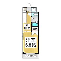 コア・イツミ  ｜ 長野県岡谷市湖畔1丁目（賃貸マンション1K・2階・23.01㎡） その2