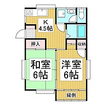 伊藤荘C棟  ｜ 長野県諏訪市大字四賀（賃貸一戸建2K・--・42.23㎡） その2