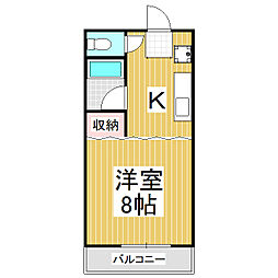 間取図画像 1K
