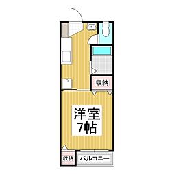 間取図画像 1K
