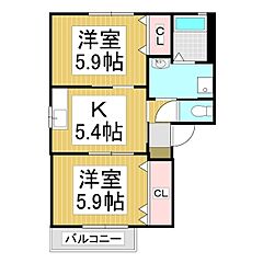 物件の間取り