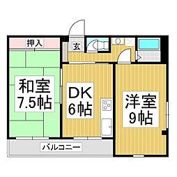 間取図画像 2DK