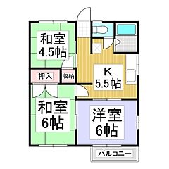 物件の間取り