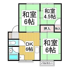 物件の間取り