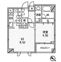 クリオ渋谷ラ・モード 307 ｜ 東京都渋谷区富ヶ谷1丁目43-5（賃貸マンション1LDK・3階・38.32㎡） その2