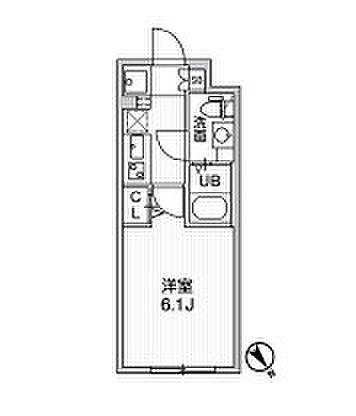 ウェルスクエアイズム武蔵小山II 303｜東京都目黒区目黒本町5丁目(賃貸マンション1K・3階・20.54㎡)の写真 その2