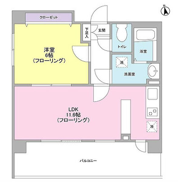 リバーレ秋葉原 ｜東京都千代田区東神田2丁目(賃貸マンション1LDK・7階・39.86㎡)の写真 その2