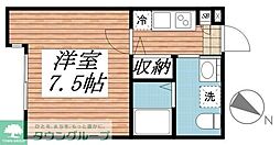 ｃｈａｉｎｏｎ津田沼 1階1Kの間取り