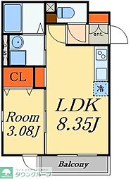 間取図画像 1LDK