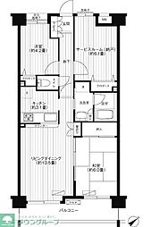 グランドパレス37 2SLDKの間取図画像