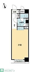 ライオンズマンション津田沼第5 ワンルームの間取図画像