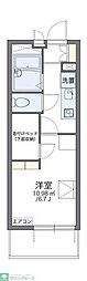レオパレスラピス 1Kの間取図画像