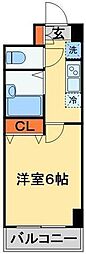RESIDIA船橋4 1Kの間取図画像