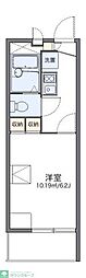 レオパレス舞浜 1Kの間取図画像