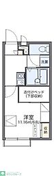 レオパレスさくら 1Kの間取図画像