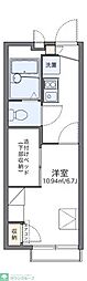 レオパレスさくら 1Kの間取図画像
