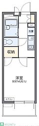 レオパレスラトナ 1Kの間取図画像