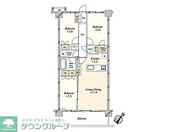 センチュリー船堀 3LDKの間取図画像