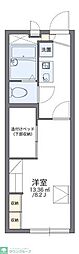 レオパレスウィル 1Kの間取図画像