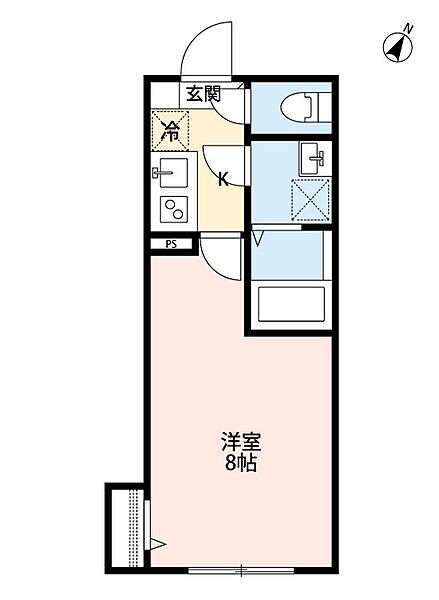 robot home 上本郷(ロボットホームカミホンゴウ) 301｜千葉県松戸市緑ケ丘2丁目(賃貸アパート1K・3階・22.79㎡)の写真 その2