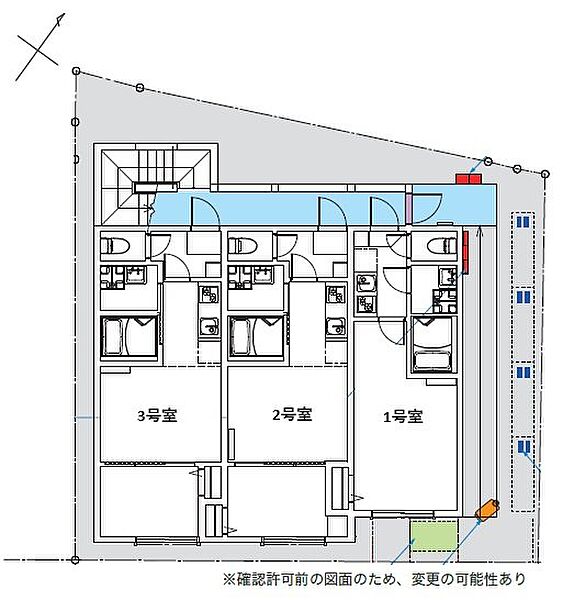 robot home 上本郷(ロボットホームカミホンゴウ) 301｜千葉県松戸市緑ケ丘2丁目(賃貸アパート1K・3階・22.79㎡)の写真 その21