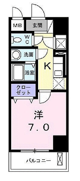 サンアイガーデン見沼代親水公園 301｜東京都足立区舎人4丁目(賃貸マンション1K・3階・25.48㎡)の写真 その2