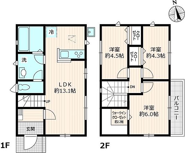 舎人戸建 D号室｜東京都足立区舎人2丁目(賃貸一戸建3LDK・1階・72.00㎡)の写真 その2