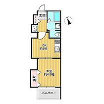 千葉県松戸市根本（賃貸マンション1DK・3階・26.60㎡） その2