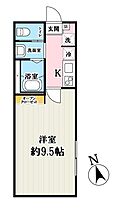 キャメル八潮8 301 ｜ 埼玉県八潮市大字大瀬403-4（賃貸アパート1K・3階・25.55㎡） その2