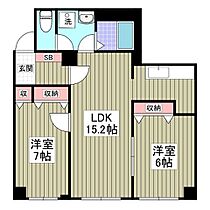 ベルパレス 105 ｜ 千葉県柏市篠籠田1455番地2（賃貸アパート2LDK・1階・56.30㎡） その2