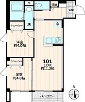 仮称ファイブリーフウエスト 101号室 ｜ 東京都足立区島根4丁目21-(6)（賃貸マンション2LDK・1階・46.02㎡） その2