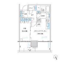 パークシティ柏の葉キャンパス　ザ・ゲートタワー　ウエスト 1706 ｜ 千葉県柏市若柴178-4（賃貸マンション1DK・17階・34.35㎡） その2