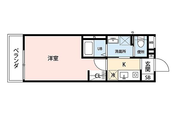 ベラヴィスタ 306｜千葉県柏市北柏2丁目(賃貸アパート1K・3階・22.76㎡)の写真 その2