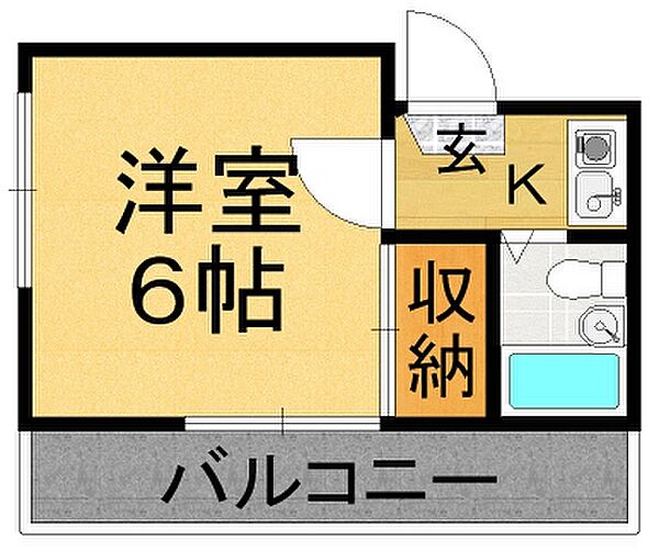 千葉県流山市西初石3丁目(賃貸アパート1K・2階・15.44㎡)の写真 その2