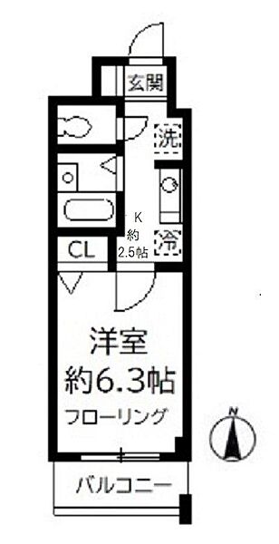 Ｍ－ＦＬＡＴ420 116｜千葉県松戸市松飛台(賃貸マンション1K・1階・21.00㎡)の写真 その2