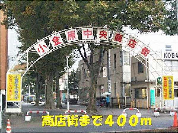 画像17:小金原中央商店街まで400m