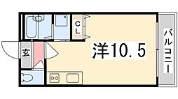 アーバンレジデンス ワンルームの間取図画像